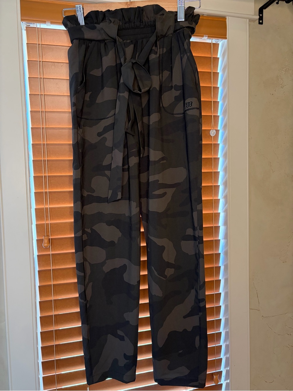 Albion Black & Charcoal Camo Drawstring Joggers